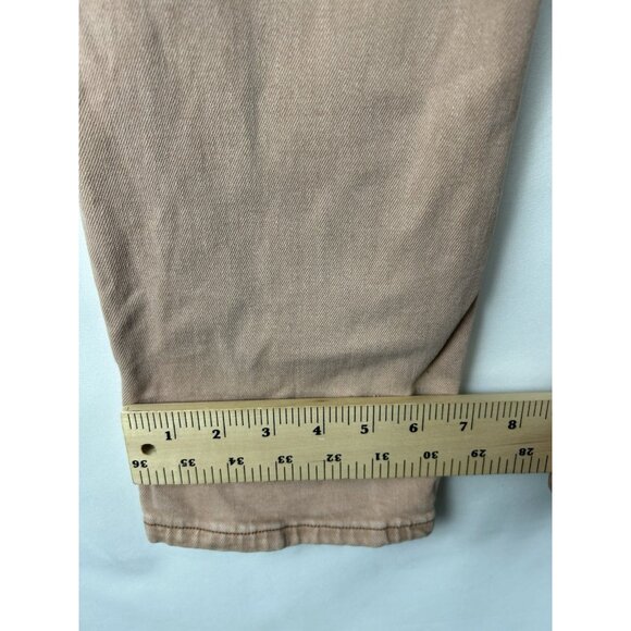 Everlane The Way High Slim 26R Jeans Denim Women's Organic Cotton Pink Straight - Picture 5 of 12